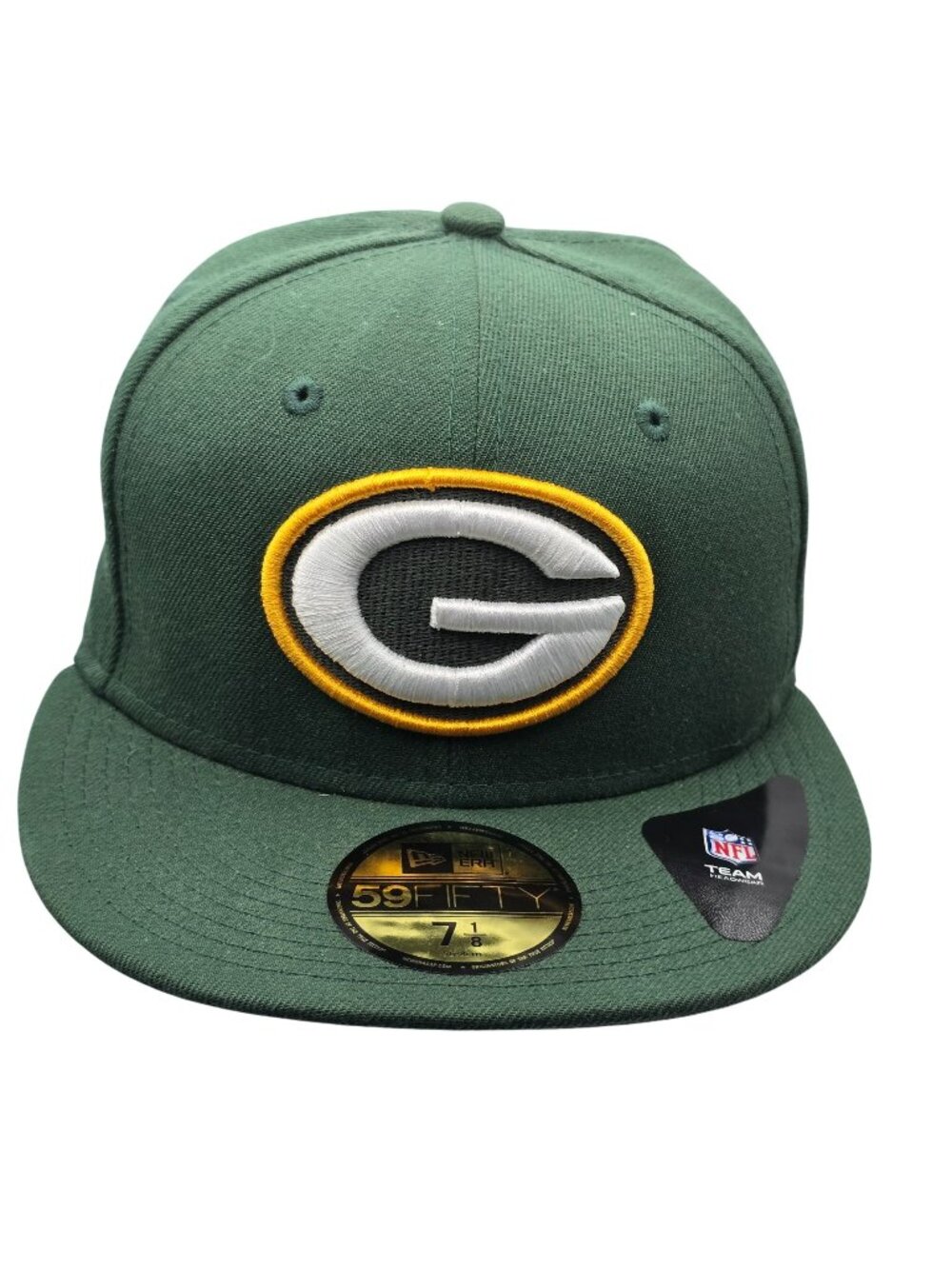 Green Bay Packers New Era 59Fifty Fitted NFL Hat Size 7 1/8